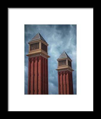 The Venetian Towers of Barcelona Gateway to Montjuic and Timeless Drama